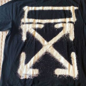 Black Off-White Mens Large T-Shirt